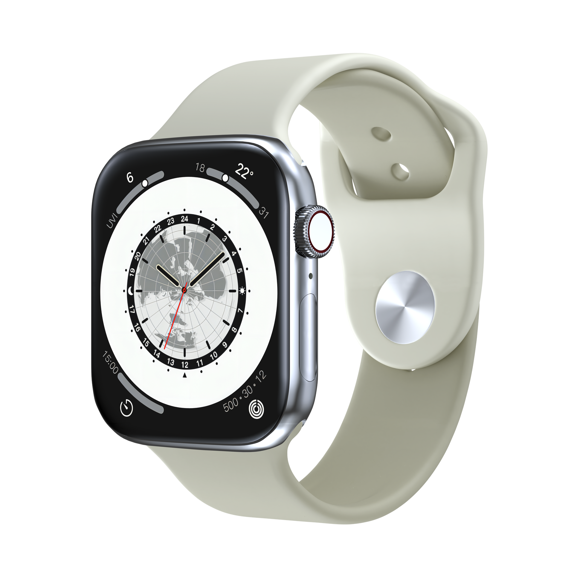 Hello Plum Smart Watch Series 10 46mm- Noise Detection ChatGPT NFC 2.04″ AMOLED Screen