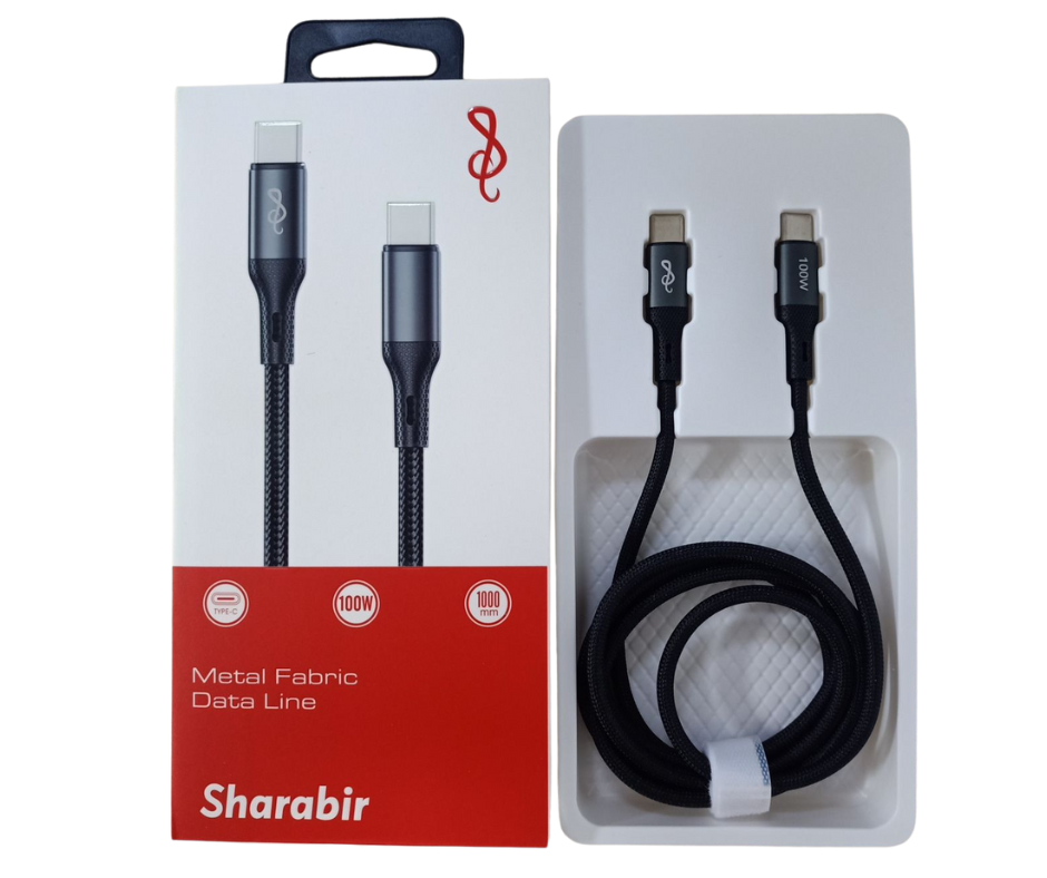 Metal Fabric Data Cable  65W